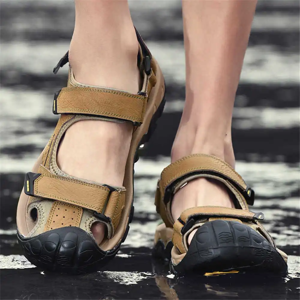 Different Aquatic Sports - Sandal pantai kulit sapi alami Nomor